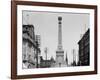 Soldiers and Sailors Monument during Construction in Indianapolis-null-Framed Photographic Print