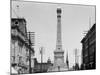 Soldiers and Sailors Monument during Construction in Indianapolis-null-Mounted Photographic Print