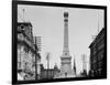 Soldiers and Sailors Monument during Construction in Indianapolis-null-Framed Photographic Print