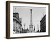 Soldiers and Sailors Monument during Construction in Indianapolis-null-Framed Photographic Print