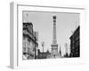 Soldiers and Sailors Monument during Construction in Indianapolis-null-Framed Photographic Print