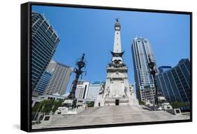 Soldiers' and Sailors' Monument, Indianapolis, Indiana, United States of America, North America-Michael Runkel-Framed Stretched Canvas