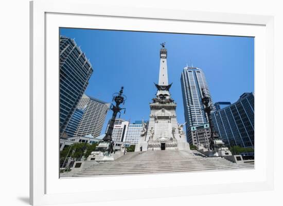 Soldiers' and Sailors' Monument, Indianapolis, Indiana, United States of America, North America-Michael Runkel-Framed Photographic Print