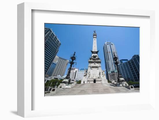 Soldiers' and Sailors' Monument, Indianapolis, Indiana, United States of America, North America-Michael Runkel-Framed Photographic Print