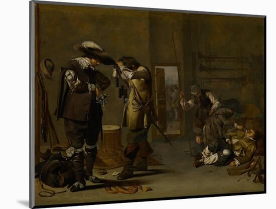 Soldiers Arming Themselves, Mid 1630S-Jacob Duck-Mounted Giclee Print