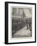 Soldiers at Berlin Taking the Oath of Allegiance to the New German Emperor-William Heysham Overend-Framed Giclee Print