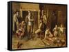 Soldiers at Rest in an Inn-Jean Michelin-Framed Stretched Canvas