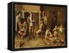 Soldiers at Rest in an Inn-Jean Michelin-Framed Stretched Canvas