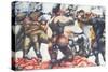 Soldiers at Rye-Edward Burra-Stretched Canvas