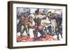 Soldiers at Rye-Edward Burra-Framed Giclee Print