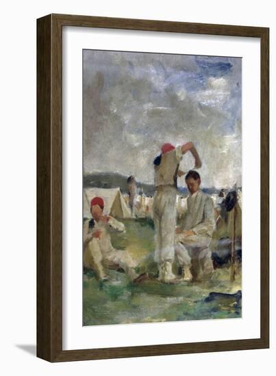 Soldiers at the Camp (Soldati Al Campo)-Demetrio Cosola-Framed Giclee Print