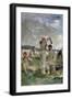 Soldiers at the Camp (Soldati Al Campo)-Demetrio Cosola-Framed Giclee Print