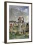 Soldiers at the Camp (Soldati Al Campo)-Demetrio Cosola-Framed Giclee Print