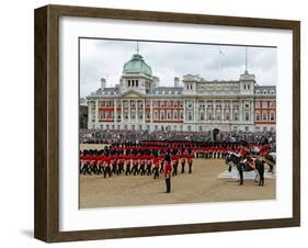 Soldiers at Trooping Colour 2012, Birthday Parade of Queen, Horse Guards, London, England-Hans Peter Merten-Framed Photographic Print