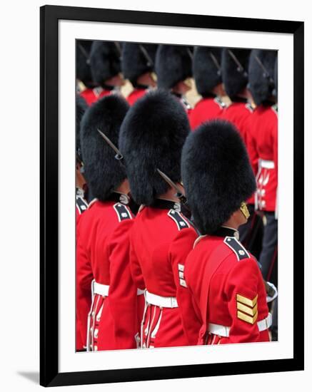 Soldiers at Trooping Colour 2012, Queen's Official Birthday Parade, Horse Guards, London, England-Hans Peter Merten-Framed Photographic Print