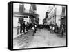 Soldiers Blocking American Consulate-null-Framed Stretched Canvas