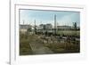 Soldiers Building Berlin Wall-null-Framed Photographic Print