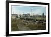 Soldiers Building Berlin Wall-null-Framed Photographic Print