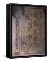 Soldiers Carry Spoils of War to Trajan, Scene from Cycle on Trajan's Column, 1511-1513-Baldassare Peruzzi-Framed Stretched Canvas