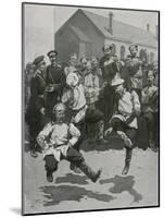 Soldiers Dancing in Barracks-Frederic De Haenen-Mounted Giclee Print