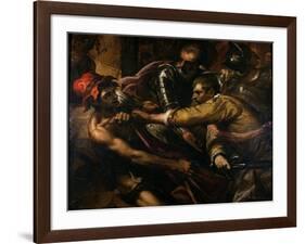 Soldiers Disputing Clothes-Jacopo Palma-Framed Giclee Print