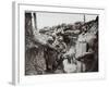 Soldiers Eating in an Advanced Post in the Champagne Region, 1916-Jacques Moreau-Framed Photographic Print