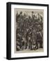 Soldiers Examining the First Captured Mitrailleuse-Matthew White Ridley-Framed Giclee Print