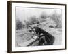 Soldiers Fighting from the Trenches-null-Framed Photographic Print