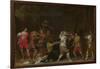 Soldiers Fighting over Booty in a Barn, C.1623-Willem Cornelisz Duyster-Framed Giclee Print