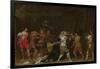 Soldiers Fighting over Booty in a Barn, C.1623-Willem Cornelisz Duyster-Framed Giclee Print