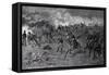 Soldiers Fighting-null-Framed Stretched Canvas
