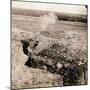 Soldiers Firing their Weapons from Trenches-null-Mounted Photographic Print