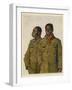 Soldiers from Liberia Fighting with the Allies in World War One-Theodor Baumgartner-Framed Photographic Print