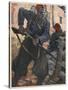 Soldiers from Senegal, Fighting with the French Army in World War One-null-Stretched Canvas