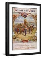 Soldiers from the British Empire and King George V-null-Framed Premium Giclee Print