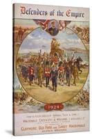 Soldiers from the British Empire and King George V-null-Stretched Canvas