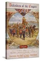 Soldiers from the British Empire and King George V-null-Stretched Canvas