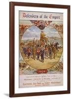 Soldiers from the British Empire and King George V-null-Framed Giclee Print