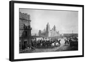 Soldiers Gathered for Mission-null-Framed Giclee Print