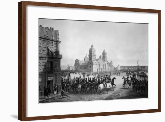 Soldiers Gathered for Mission-null-Framed Giclee Print