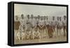 Soldiers in Swimwear-null-Framed Stretched Canvas