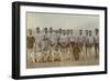 Soldiers in Swimwear-null-Framed Photographic Print