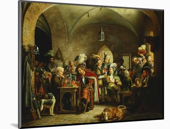 Soldiers in the Keep of a Castle-Rorbye Martinus-Mounted Giclee Print