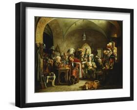 Soldiers in the Keep of a Castle-Rorbye Martinus-Framed Giclee Print