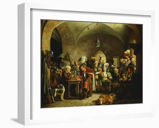 Soldiers in the Keep of a Castle-Rorbye Martinus-Framed Giclee Print