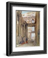 Soldiers in the Ruins of the Tuileries, 7th July 1871-Isidore Pils-Framed Giclee Print