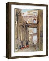 Soldiers in the Ruins of the Tuileries, 7th July 1871-Isidore Pils-Framed Giclee Print