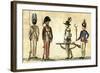 Soldiers in Uniform, 1781-84-Jean Baptiste Antoine de Verger-Framed Giclee Print