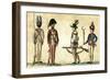 Soldiers in Uniform, 1781-84-Jean Baptiste Antoine de Verger-Framed Giclee Print