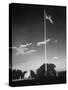 Soldiers Lowering American Flag-Charles E^ Steinheimer-Stretched Canvas